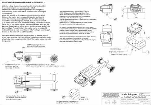  on how to build a wooden go kart powered by a lawnmower engine