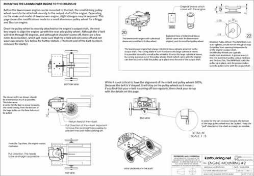 Mounting the Lawnmower Engine to the Chassis 2