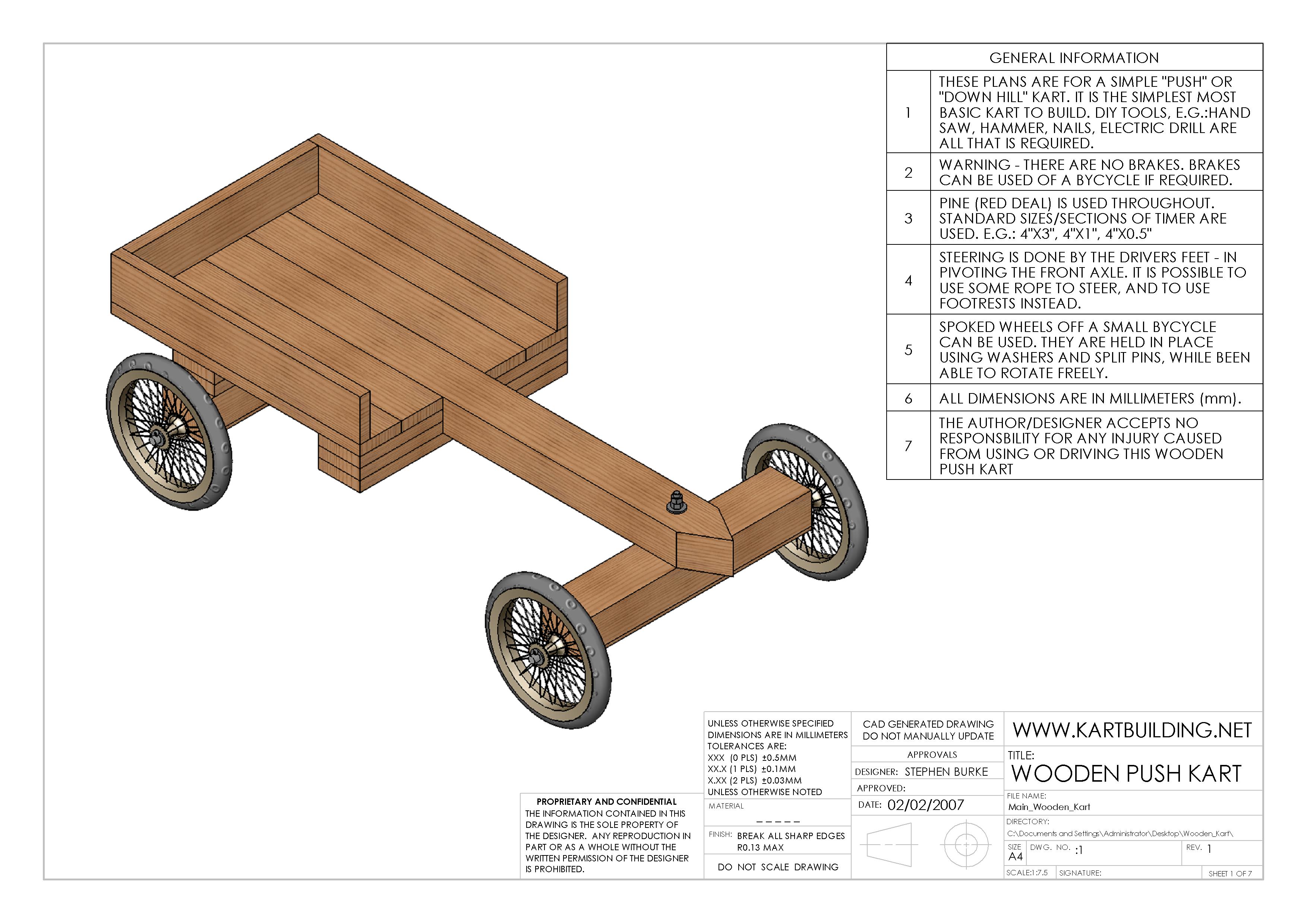 go kart plans